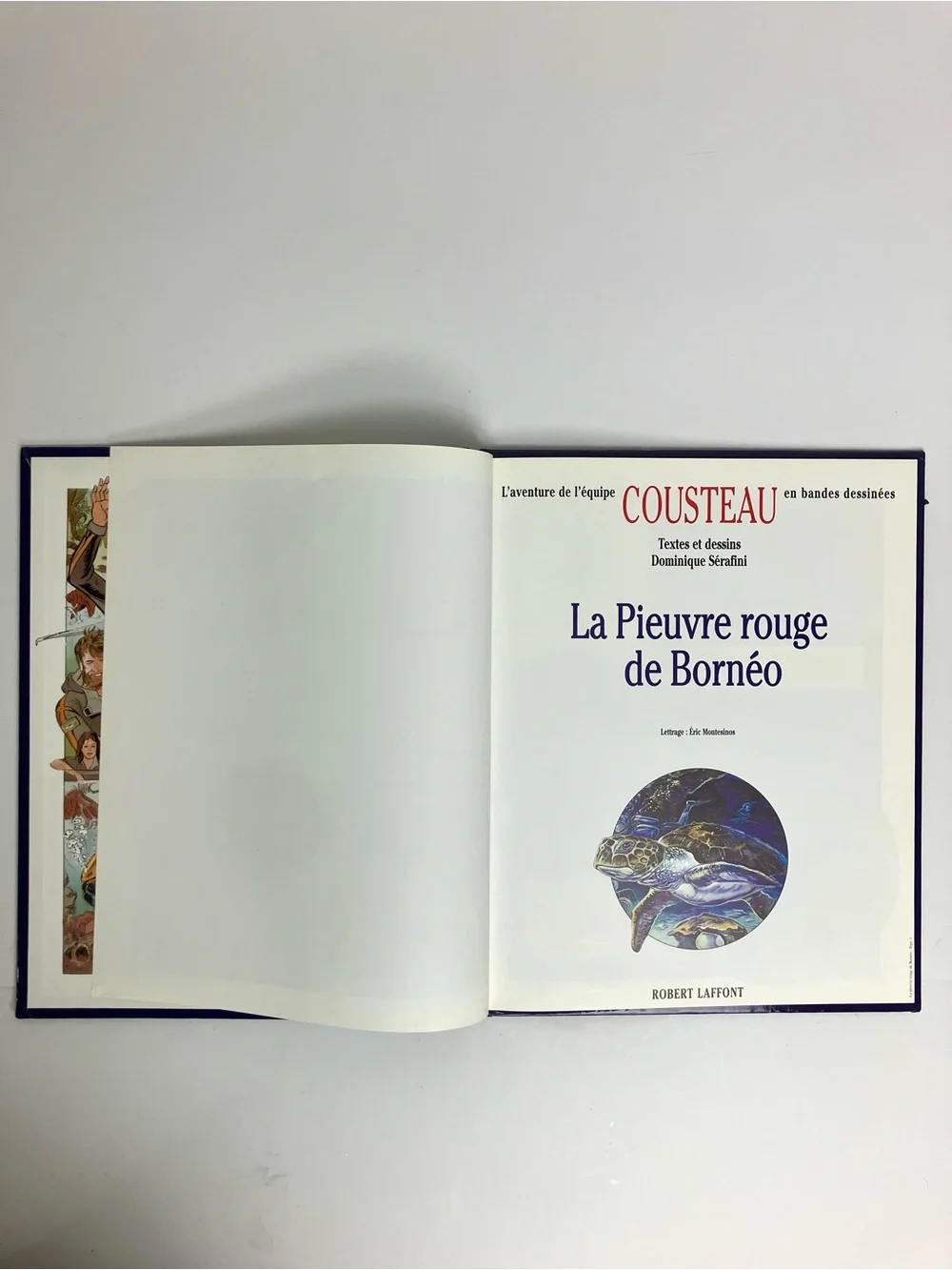 1997 La pieuvre rouge de Bornéo L'Aventure de l'équipe Cousteau en BD Livre Rare - Picture 5 of 17